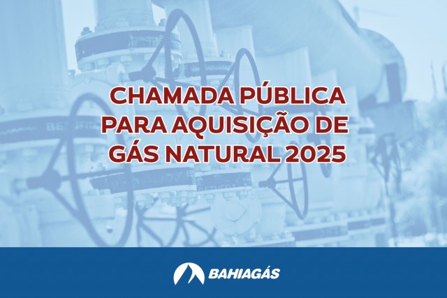 Chamada Pública para aquisição de Gás Natural - 2025
